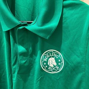 Rolling rock golf polo